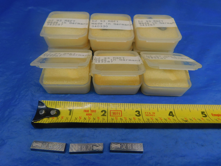 9PCS NEW MAPAL DZ 93 R6FT CARBIDE GROOVING ? INSERTS INDEXABLE DZ93 - AR1547LVR