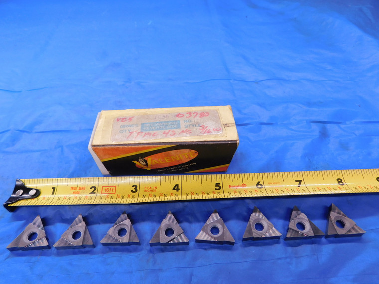 8PCS NEW VALENITE TPMC 43 NG VC5 CARBIDE GROOVING INSERTS INDEXABLE TPMC43 - MB2243LVR