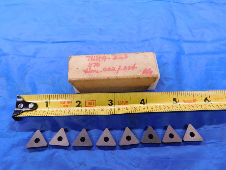 8PCS NEW TNMA-323 370 CARBIDE TURNING INSERTS SHIMS TNMA 323 TNMA323 INDEXABLE - MB2256LVR