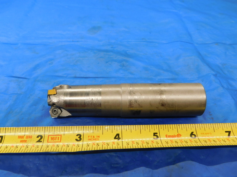 ISCAR 1" DIA. 4 1/2 OAL COOLANT THRU INDEXABLE END MILL 1" SHANK 3 FLUTE 1.0 - MB2394AE1