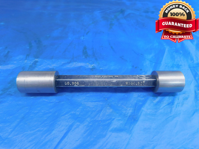.906 & .907 CL Y PIN PLUG GAGE GO NO GO .9063 -.0003 29/32 23 mm .9060 .9070 - AR1839AG1