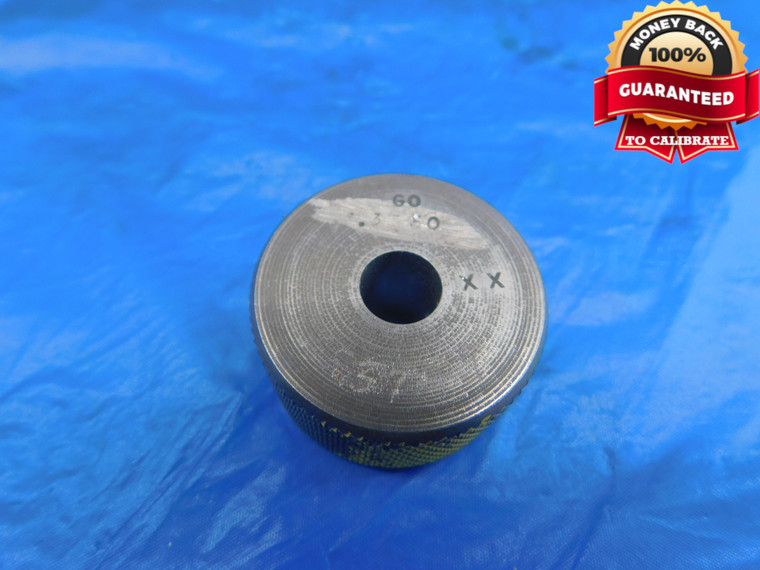 .3750 CLASS XX MASTER PLAIN BORE RING GAGE ONSIZE 3/8 9.525 mm .375 - AR1913AG1