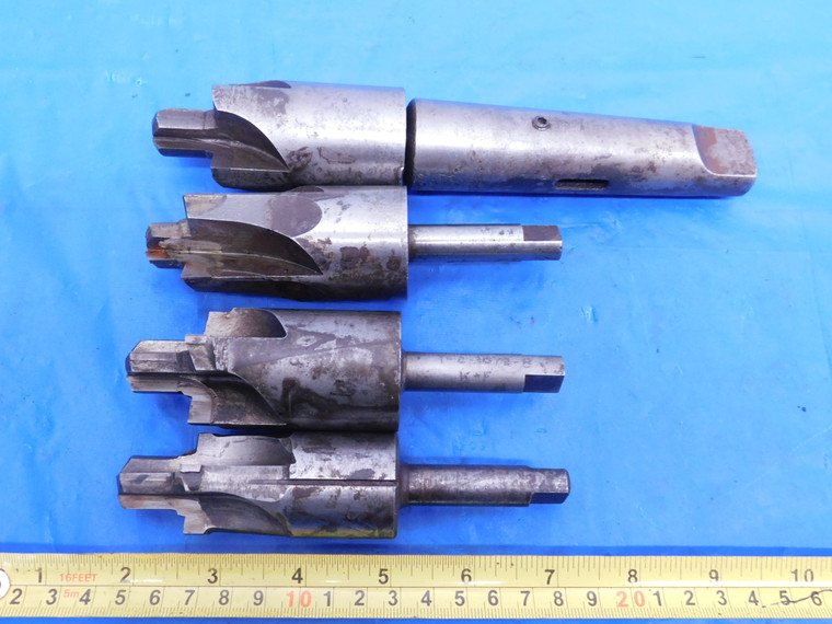 4PC LOT OF CARBIDE TIPPED HSS PORT TOOLS 1/2" SHANKS O.D.'S ABOUT 1 1/2" & 30 MM - MS4963LVR