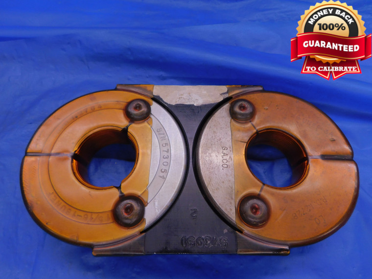 1 5/16 18 UNEF 3A THREAD RING GAGES 1.3125 GO NO GO P.D.'S = 1.2764 & 1.2728 - DW12851LVR