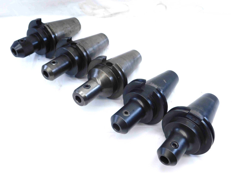 5pc LOT OF CAT50 5/8 ID SOLID END MILL TOOL HOLDER .625 4" PROJECTION C6E4-0625 - JR1283