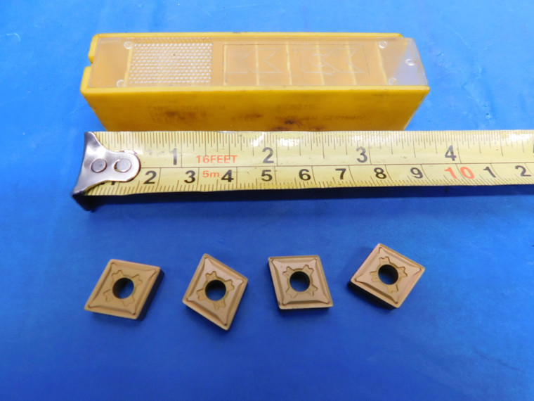 4PCS NEW KENNAMETAL CNMG431FW KC9215 TiN COATED CARBIDE TURNING INSERTS CNMG 431 - MS5043LVR