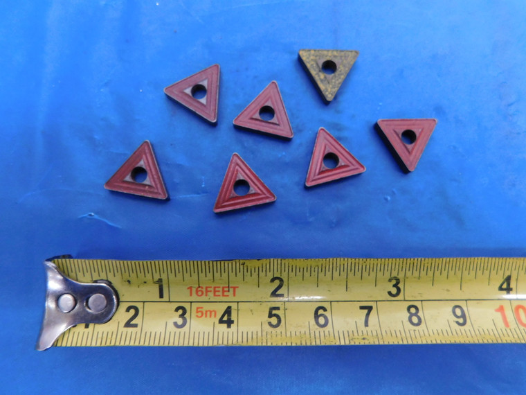 7PCS NEW NEWCOMER TNMM 322 ? N50 CARBIDE TURNING INSERTS TNMM322 INDEXABLE - MS5044LVR