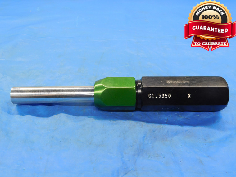.5350 CLASS X PIN PLUG GAGE .5313 +.0037 OVERSIZE 17/32 13.589 mm .535 - MB2664AC1