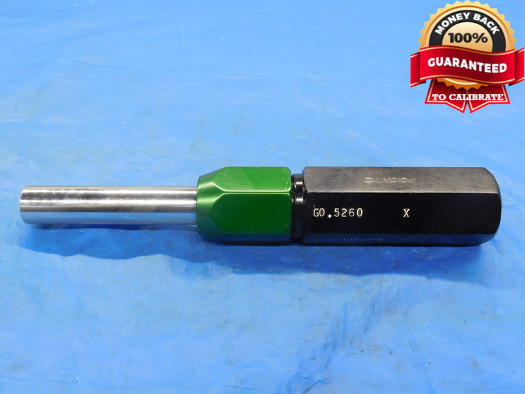 .5260 CLASS X PIN PLUG GAGE .5313 -.0053 UNDERSIZE 17/32 13.360 mm .526 - MB2666AC1