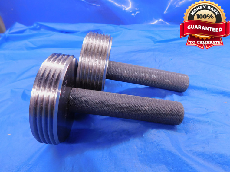 2 7/8 8 UN 2B THREAD PLUG GAGE 2.875 GO NO GO P.D.'S = 2.7938 & 2.8048 2.8750 - DW12979HX