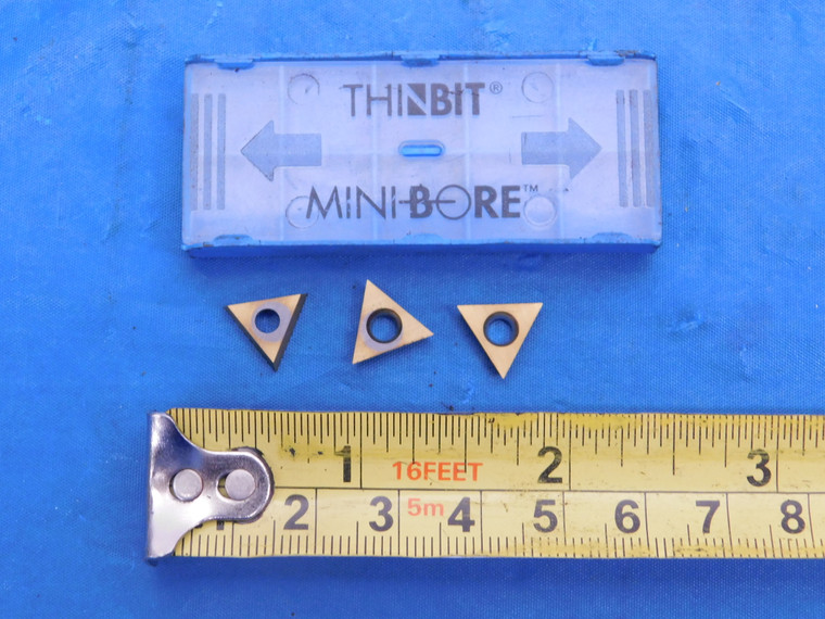 3PCS NEW THINBIT TPGB 210 ? TiN CARBIDE INSERTS MINIBORE INDEXABLE TPGB210 - MS5057LVR