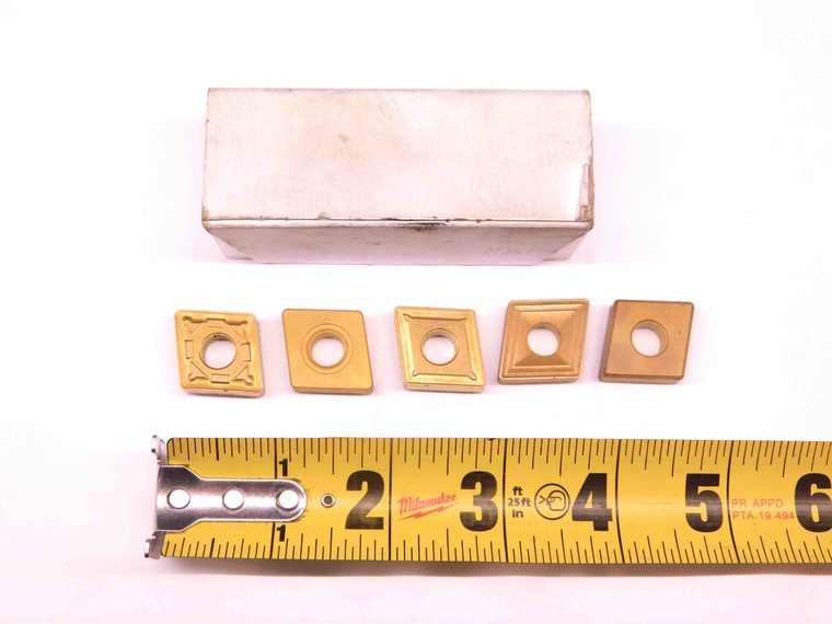 5PCS NEW CNMG 643 TiN CARBIDE INSERTS VARIOUS GRADES KENNAMETAL SANDVIK & OTHERS