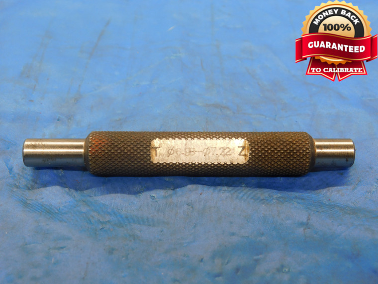 6.98 & 7.22 CL Z METRIC PIN PLUG GAGE GO NO GO 7.000 -.020 7 .2748 6.980 7.220 - MB2770HX