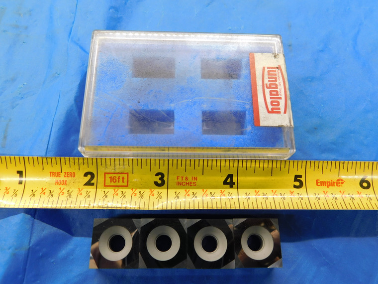 4PCS NEW TUNGALOY SNAA56FTR X407 CARBIDE MILLING INSERTS SNAA 56 INDEXABLE - MB2821BMIN