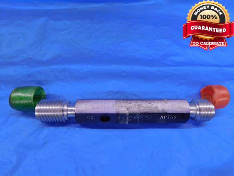 11/16 12 NS 1 THREAD PLUG GAGE .6875 GO NO GO P.D.'S = .6334 & .6413 INSPECTION - DW12987RD