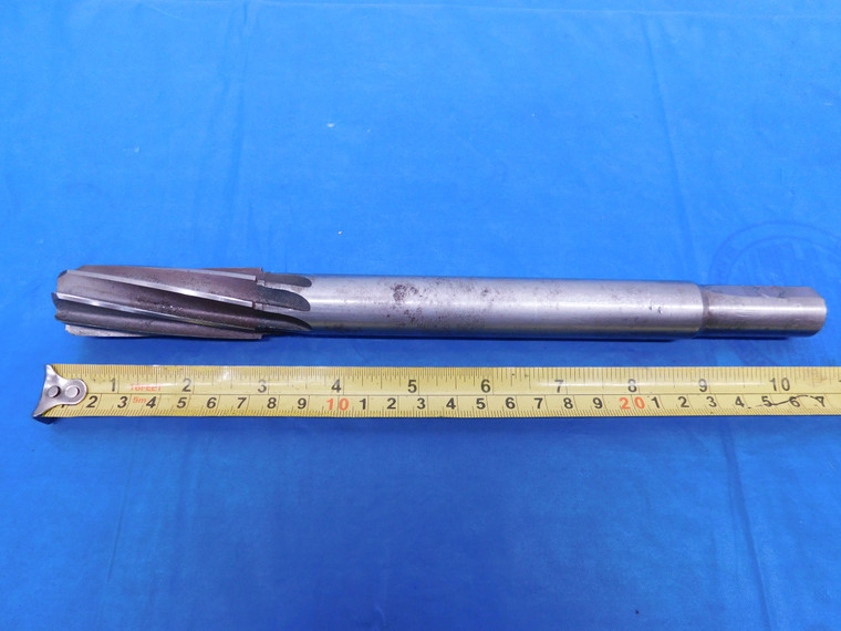 1" O.D. HSS CHUCKING REAMER .855" SHANK SPIRAL 8 FLUTE 2 3/4 LOC 11 3/4 OAL 1.0 - MS5145LVR