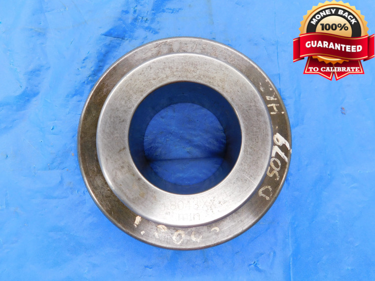 1.8043 CL XX MASTER PLAIN BORE RING GAGE 1.8125 -.0082 UNDERSIZE 1 13/16 46 mm - MB2909AP1