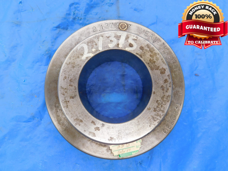 2.1375 CL Z MASTER PLAIN BORE RING GAGE 2.1406 -.0031 OVERSIZE 2 9/64 54.293 mm - MB2914AP1