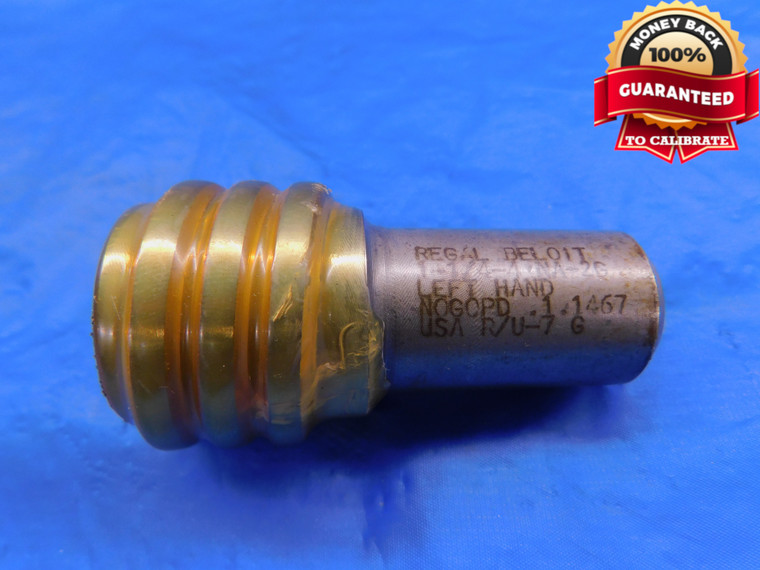 1 1/4 4 NA 2G ACME LEFT HAND THREAD PLUG GAGE 1.25 4.0 NO GO ONLY P.D. = 1.1467 - DW13043AK1