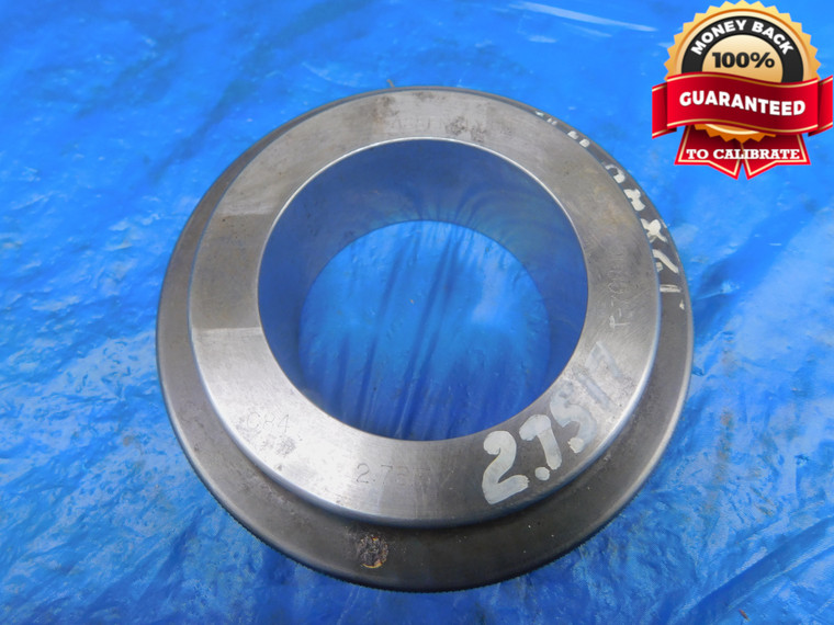 2.7515 CLASS Z MASTER PLAIN BORE RING GAGE 2.7500 +.0015 OVERSIZE 2 3/4 70 mm - AR2356AP1