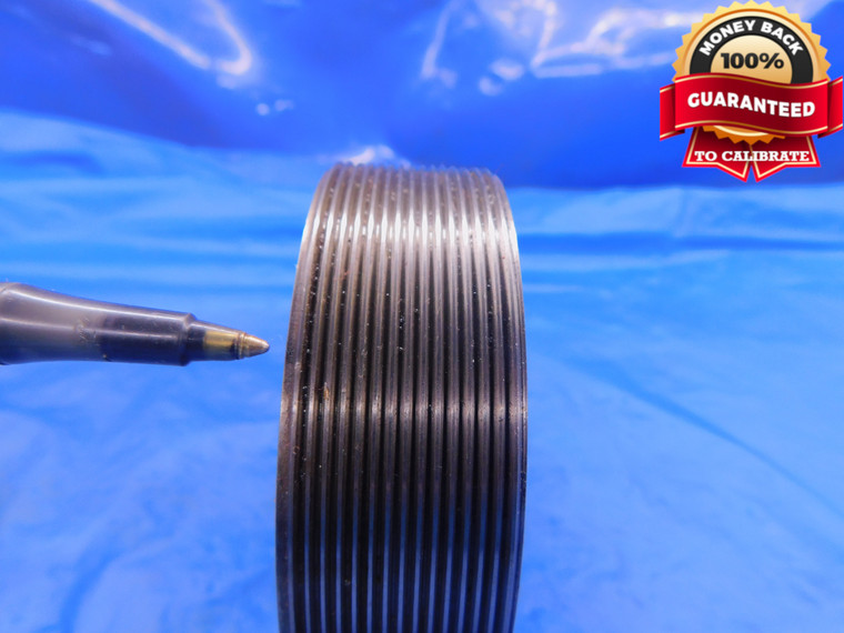 3 3/8 16 N 3 THREAD PLUG GAGE 3.375 3.3750 NO GO ONLY P.D. = 3.3392 INSPECTION - DW13106RD