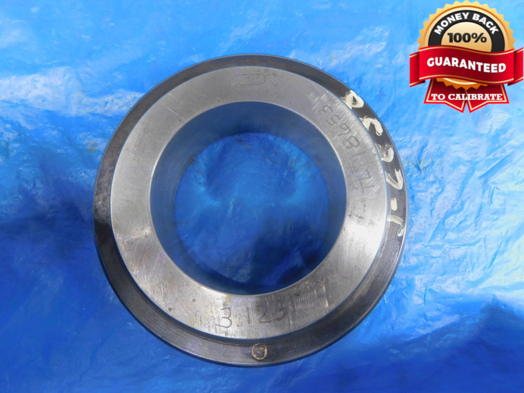 3.1251 MASTER PLAIN BORE RING GAGE 3.1250 +.0001 OVERSIZE 3 1/8 79.378 mm - AR2375AP1