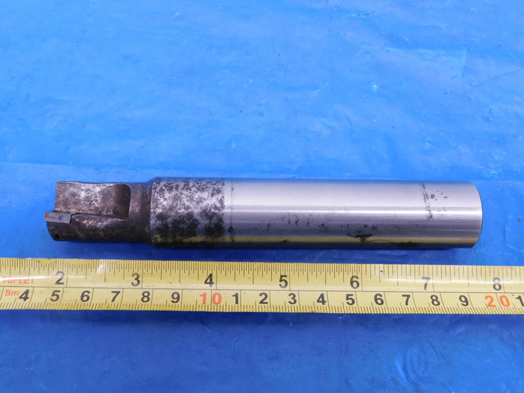 7/8 DIA. 6" OAL INDEXABLE END MILL 1" SHANK 2 FLUTE HOLDS SP_B 33 INSERTS .875 - MS5300HX