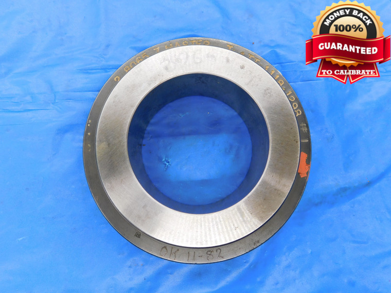 2.8065 CL Z MASTER PLAIN BORE RING GAGE 2.8125 -.0060 2 13/16 71.285 mm - MB3096AP1