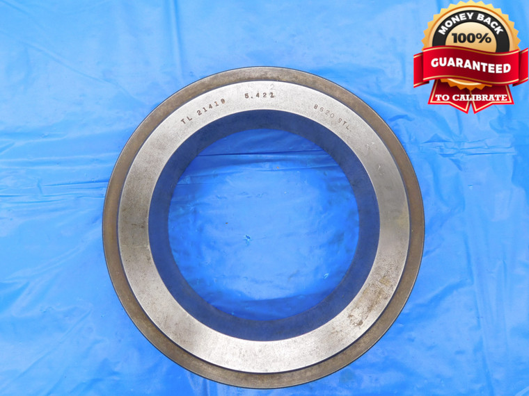 5.421 MASTER PLAIN BORE RING GAGE 5.4219 -.0009 5 27/64 137.693 mm 5.4210 - MB3112AP1