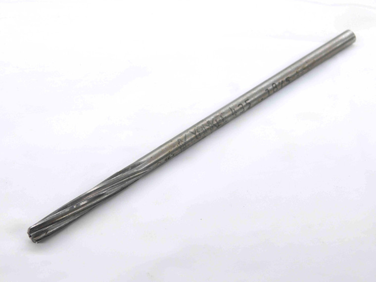 YANKEE 3/16 O.D. HSS CHUCKING REAMER SPIRAL 6 FLUTE .1875 ONSIZE USA MADE - MS5357AC1