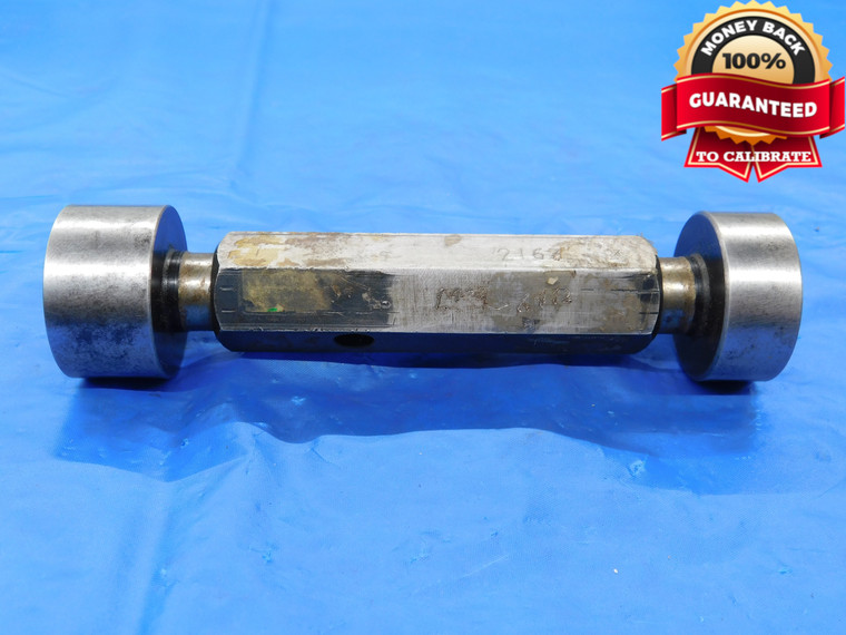 1.402 & 1.412 CL Z PIN PLUG GAGE GO NO GO 1.4063 -.0043 1 13/32 36 1.4020 1.4120 - MB3364HX