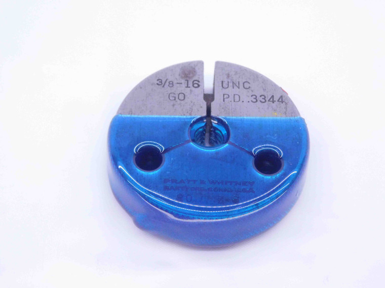 3/8 16 UNC THREAD RING GAGE .375 .3750 GO ONLY P.D. = .3344 3A INSPECTION NC - DW13353RD