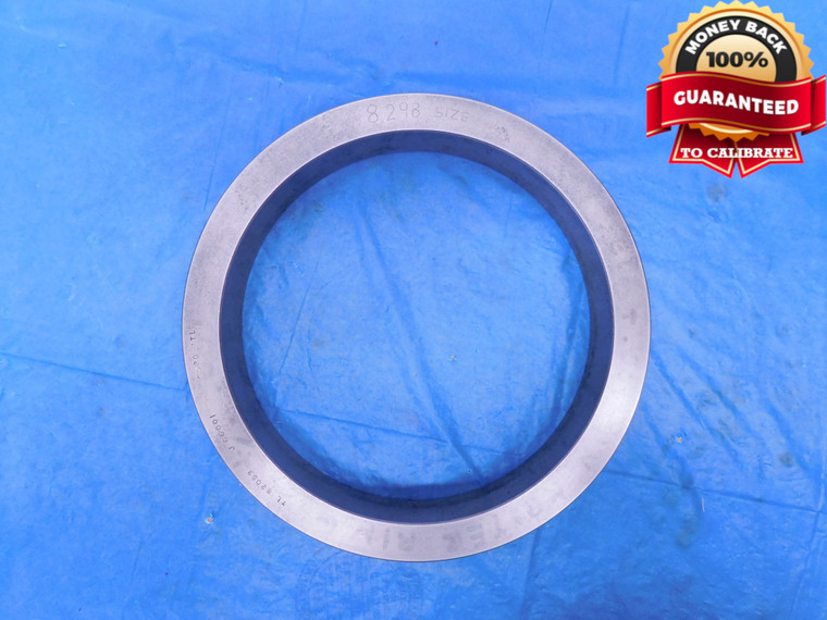 8.298 MASTER PLAIN BORE RING GAGE 8.3125 -.0145 8 5/16 210.769 mm 8.2980 - MB3442AP1