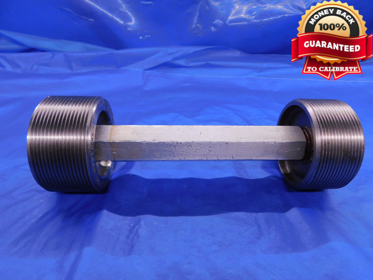 BUDGET 2.738 11 1/2 NS 3 THREAD PLUG GAGE 2.7380 GO P.D. = 2.6815 GO AND NO GO - DW13373RD