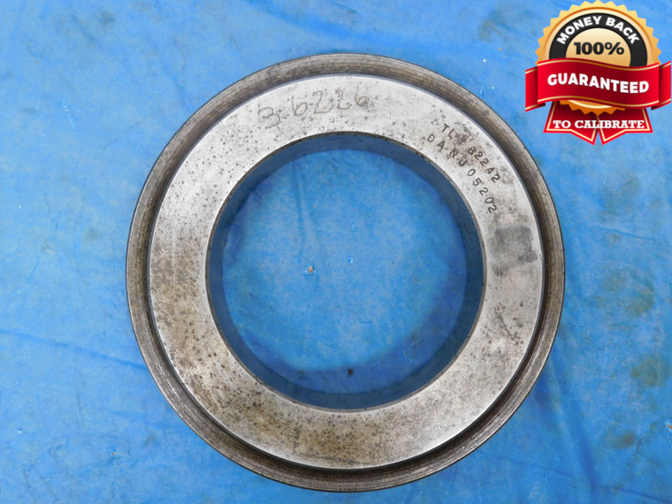 3.6226 MASTER PLAIN BORE RING GAGE 3.6250 -.0024 UNDERSIZE 3 5/8 92 mm - MB3470AP1
