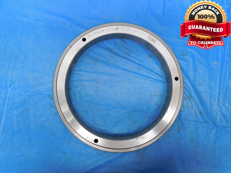 10.736 MASTER PLAIN BORE RING GAGE 10.7500 -.0140 10 3/4 272.694 mm 10.7360 - MB3468AP1