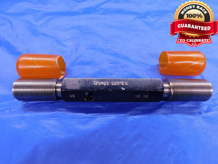 7/8 18 UNS 2A SET THREAD PLUG GAGE .875 .8750 GO NO GO P.D.'S = .8375 & .8329 - DW13383LVR