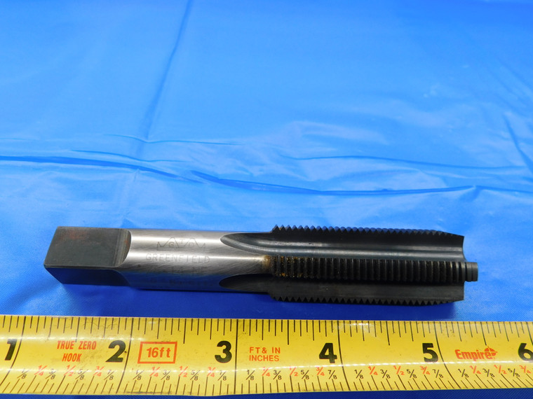 NEW GREENFIELD 7/8 14 NF G H3 HS TiCN COATED PLUG TAP 4 STRAIGHT FLUTE .875 GTD - MB3628AC1