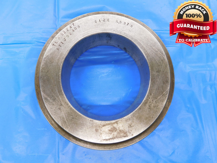 3.5375 MASTER PLAIN BORE RING GAGE 3.5313 +.0062 OVERSIZE 3 17/32 90 mm - MB3638AP1