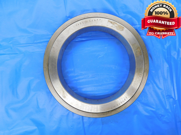 5.6877 MASTER PLAIN BORE RING GAGE 5.6875 +.0002 OVERSIZE 5 11/16 144.468 mm - MB3651AP1