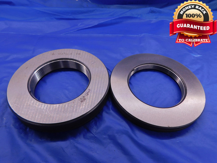 2 1/2 11 BSPP SOLID PIPE THREAD RING GAGE 2.5 2.50 2.500 2.5000 G2 1/2 G2.5 - DW13494HX