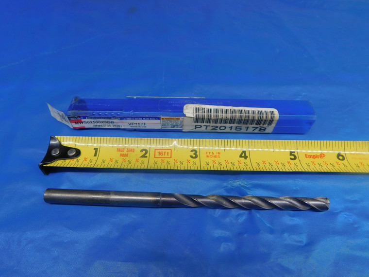 MITSUBISHI 1/4 O.D. VP15TF CARBIDE COOLANT JOBBER DRILL BIT MWS02500X8DB .25 - AR2972AC1