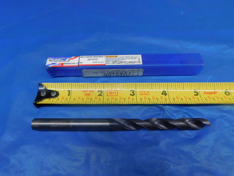 MITSUBISHI 11/32 O.D. VP15TF CARBIDE COOLANT DRILL BIT MZS03438LB 2 7/8 .3437 - AR2958AC1