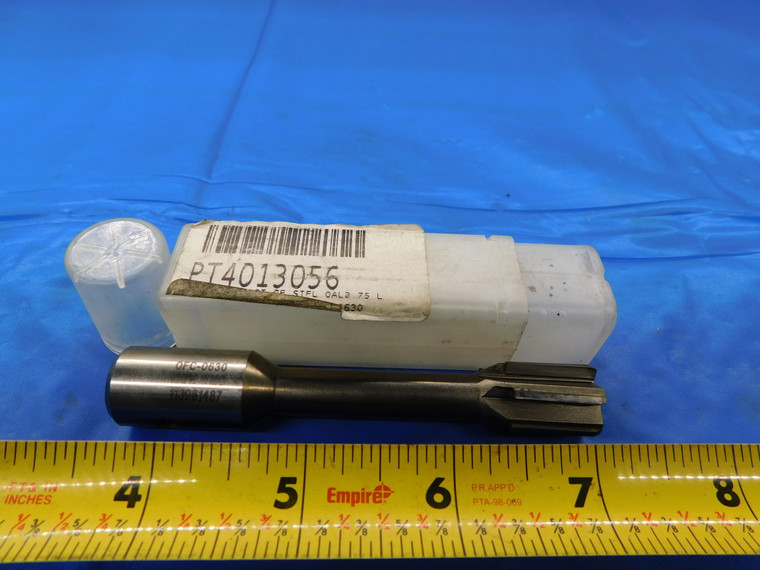 WIDIA METCUT .6215" O.D. HSS CARBIDE TIPPED MODULAR CHUCKING REAMER 6 FLUTES - MB3699AC1