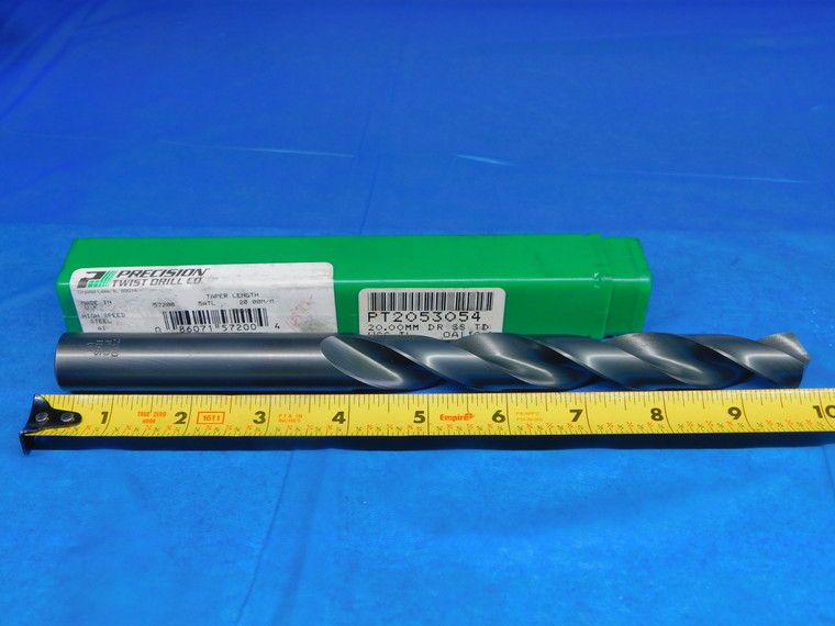 PRECISION TWIST DRILL 20MM HSS TAPER LENGTH DRILL BIT 20.0 PTD HSS 169MM LOC 20 - AR3023AC1