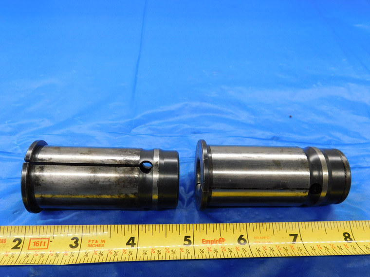 2 PCS NIKKEN NK1-1/4 COLLETS 3/4 & 5/8 I.D.'S 1 1/4 O.D. 1.25 .75 .625 - MB3784LVR