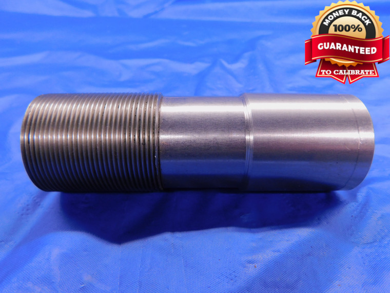 SHOP MADE 1 3/8 18 2B THREAD PLUG GAGE 1.375 GO ONLY P.D. = 1.3395 2B OR 3B - DW13641AD1