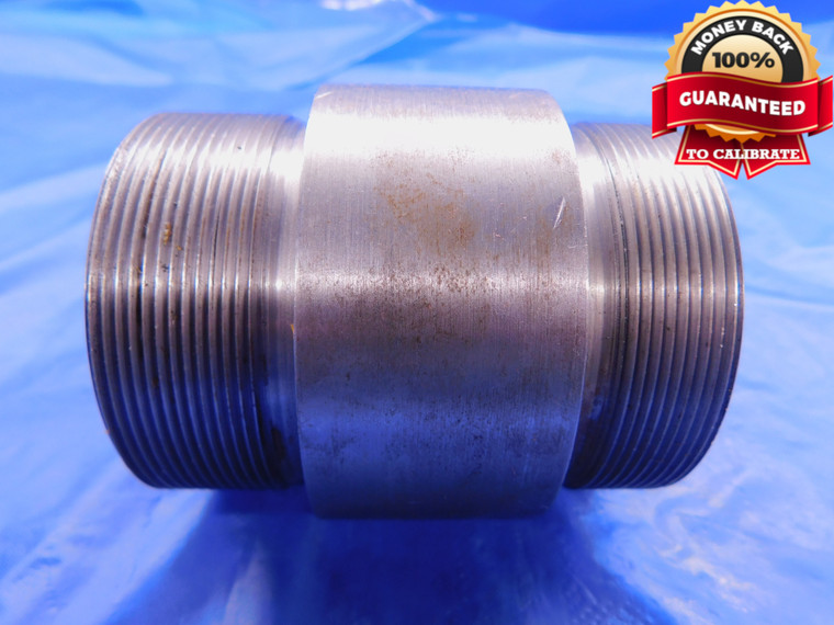 SHOP MADE 2 1/2 16 UNS 3B LEFT HAND THREAD PLUG GAGE 2.5 2.50 GO NO GO L.H. - DW13646AD1