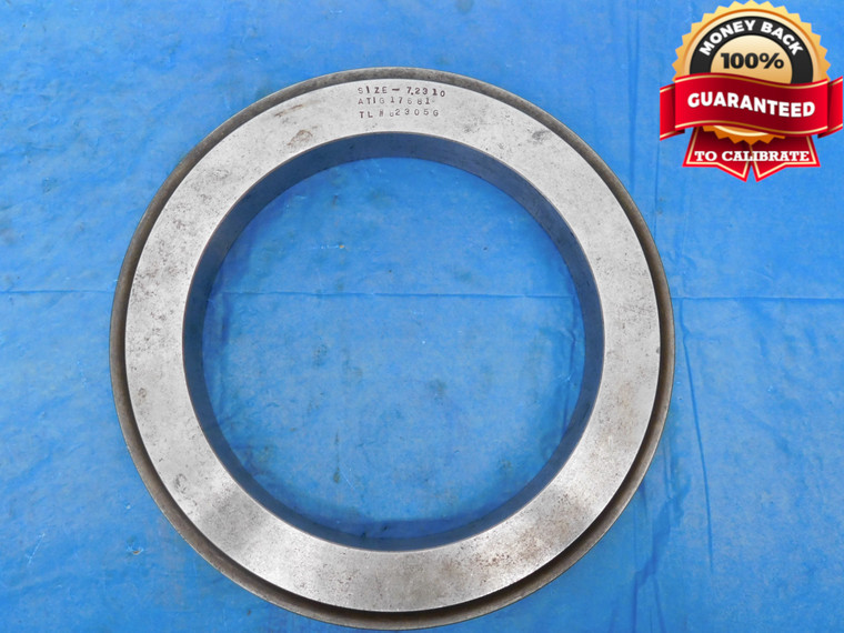 7.2310 MASTER PLAIN BORE RING GAGE 7.2344 -.0034 7 15/64 183.667 mm 7.231 - MB3858AP1