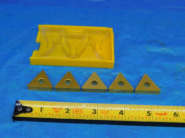 5PCS NEW KENNAMETAL TNMM 543 KC850 TiN CARBIDE TURNING INSERTS TNMM 27 06 12 - AR3195AS1